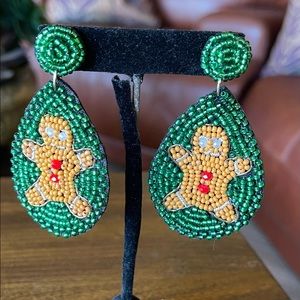 Christmas earrings.